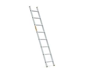 DRABEST - Scala d'Appoggio in Alluminio, Serie PRO, 8 Pioli, 150 kg | 8 Pioli
