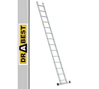 DRABEST Scala scaletta in alluminio serie PRO 1x14 + gancio