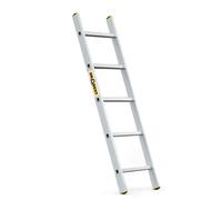 DRABEST SCALETTE SERIE PRO 1x5 Scala Multiuso Pressopiegata in Alluminio 150kg - Scaletta in Alluminio - Scaletta Multiuso - Scaletta Pieghevole - 40x139x5cm