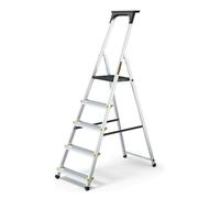 Drabest Scalette Serie Pro Scaletta In Alluminio Scaletta Domestica A 5 Gradini