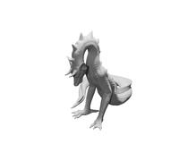 Drac Drago Figura Folclore Francese Creatura Fantasy Miniatura Scultura Display