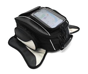 Dracarys Nero Motociclo Borse Serbatoio - Oxford Borsa con Sacco Nero per Motocicletta - Borsa Magnetica Forte per Honda Yamaha Suzuki Kawasaki Harley