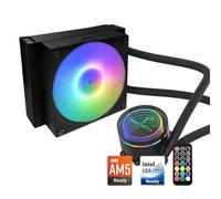 Dracena Sistema di raffreddamento a liquido della CPU, radiatore raffreddato ad aria con tecnologia anti-leak, pompa a camera, radiatore ad alta efficienza, 120mm