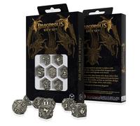 Dracopolis Skandinavischer Blackfang Set Di Dadi RPG 7 Pezzi Q-WORKSHOP
