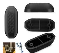 DraCra Confezione da 4 piedini laterali di ricambio rigidi per bagagli, paraurti laterali per valigie con guscio rigido, set di bagagli da viaggio con ruote girevoli