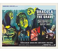 Dracula Has Risen From The Grave 1968 Poster Mezza Pagina 14BMB290 DRP