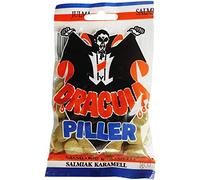 Dracula Piller Hot Salmiakki caramella 3 Packs of 65g