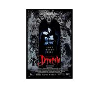 Dracula - Poster horror retrò, classico, su tela, decorazione artistica da parete per soggiorno, camera da letto, 50 x 75 cm