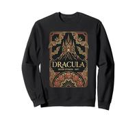 Dracula Stoker Vampiro Gotico Regalo per Gli Amanti dei Libri Horror Felpa