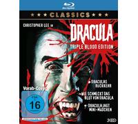 Dracula Triple Draculas Rückkehr / Wie schmeckt das Blut von Dracula / Dracula jagt Mini-Mädchen [3 Blu-rays]