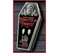 DRACULA Vampiro Costume Halloween Protesi Accessorio Custom Simil Denti Zanne