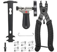drado Attrezzi per Catena Bici, Strumenti per Catene Bicicletta, Strumento di Verifica Usura della Catena+Rompicatena Bicicletta+Catena Pinza+3 Paia di Catena Bicicletta, per Road Mountain Bike