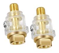 drado Mini oliatore in linea per utensili per compressori d'aria 1/4” BSP Oliatore Lubrificatore per utensili pneumatici