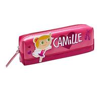 Draeger - Astuccio per bambini con nome figlia, motivo: Camille