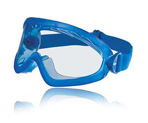 Dräger Occhiali protettivi X-pect 8515 | Occhiali protettivi antipolvere per cantieri, laboratorio, officina, disco in acetato antigraffio per elevata resistenza chimica, 1 pezzo