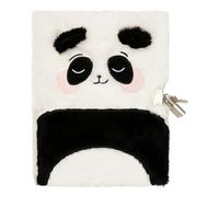 DRAEGER PARIS 1886 76002979, Diario intimo peluche, motivo: panda, Rosa