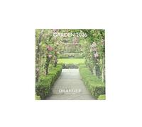 DRAEGER PARIS 1886 - Grande calendario da parete 28 x 29 cm 2026 - tema giardino - 12 mesi - carta FSC - illustrazioni staccabili