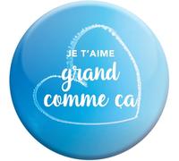 DRAEGER PARIS 1886 - Magnet Magnet Je t'aime Grande come questo - Ideale per Frigo o Lavagna - Regalo Tenero e Pratico - Dimensioni 6,5 x 6,5 cm - Accessorio decorativo con messaggio d'amore