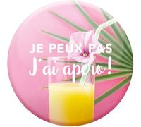 DRAEGER PARIS 1886 - Magnete magnetico Frigo - Je Peux Pas J'Ai Apér- Accessorio decorativo divertente e pratico - Regalo originale - Dimensioni 6,5 x 6,5 cm - per lista e foto - Regali Occasioni