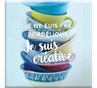 DRAEGER PARIS 1886 - Magnete magnetico originale per umorismo, 6,5 x 6,5 cm - Non sono bordelico - Accessorio decorativo per frigorifero e ufficio - Regalo pratico per l'organizzazione quotidiana e lo