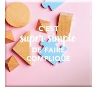 DRAEGER PARIS 1886 - Magnete magnetico umoristico - È super semplice fare complicato - Decorazione frigo - Regalo originale e ironico - Perfetto per tutti i supporti metallici