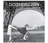 DRAEGER PARIS | Grande calendario da parete Doisneau 2024 da appendere 29 x 29 cm | 16 mesi da sett-23 a dec 24 | 7 lingue | Calendario ufficio, casa, mensile | Decorazione, Organizzazione | Carta