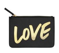 Draeger Paris - Pochette Love, Nero, 20x13cm, Pochette Love