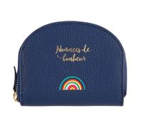 DRAEGER PARIS 1886 Portamonete - Nuances de Bonheur - Blu Marino, Unisex-Adulto, 12 x 9,5 x 2cm