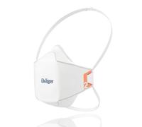 Dräger X-plore 1920 Mascherine antipolvere monouso con protezione FFP2 adatto a costruzione, fai da te, pittura, 3 maschere in taglia M/L