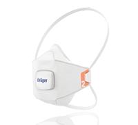 Dräger X-plore 1920 V Set di 3 maschere antipolvere monouso con protezione FFP2 adatto a costruzione, fai da te, pittura, Taglia M/L