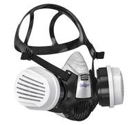 Dräger X-plore 3300 Maschera respiratoria con filtro ABEK1 Hg P3 per lavori chimici, semimaschera contro gas, vapori, polveri sottili e particolati, taglia L