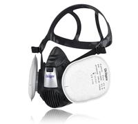 Dräger X-plore 3500 | Kit respiratore con semimaschera riutilizzabile e filtro Pure P3 | Maschera respiratoria anti particolato e polveri sottili per bricolage, levigatura, polvere | M