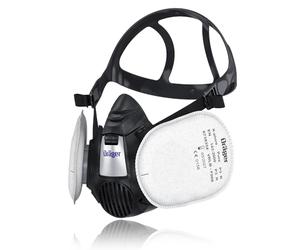 Dräger X-plore 3500 Kit respiratore con semimaschera riutilizzabile | Kit disponibile con filtro Pure P3 incluso, diverse taglie
