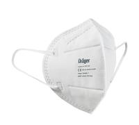 Dräger X-plore Air FFP2 NR - Taglia unica | FFP piegato piatto con passanti per le orecchie - Maschera antipolvere - 10 o 20 pezzi