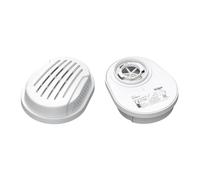 Dräger X-plore filtro a baionetta antiparticolato P3 R con contenitore prottetivo per aerosol/particolati | 1 paio | Filtro di ricambio per semimaschere e maschere intergale X-plore 3300, 3500 e 3500