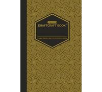 Draftcraft Book: Black & Gold Flow Pattern Notebook: Luxury Numbered Hybrid Journal with Wide Ruled Lines and Blank Pages, 6×9 Inch Black and Gold ... Journaling, Office Use, and Elegant Gifts
