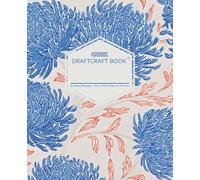 Draftcraft Book: Blue Chrysanthemum Notebook - College Ruled, 160 Pages, 7.5 x 9.75" Lined Journal for School, Work, or Writing: Bold Floral Cover ... Students, Professionals, and Everyday Writing