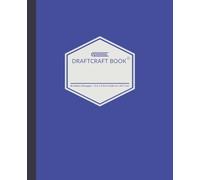 Draftcraft Book: Classic Royal Blue Notebook - College Ruled, 160 Pages, 7.5 x 9.75" Lined Journal for School, Work: Professional Royal Blue and Black Composition-Style Cover - Perfect Notebook for Students, Professionals, and Everyday Writing