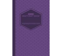 Draftcraft Book - Purple Arrow Geometric Pattern Dot Grid Notebook: Minimalist dot grid notebook with a bold repeating arrow motif in deep purple ... structured creativity and everyday planning.