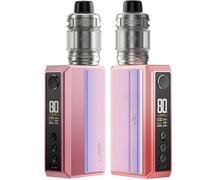 Drag 5 Kit | Originale Voo|poo Drag 5 Mod Kit 177WDrag 5 Mod Box Kit Mod con 5.5ml Uforce-X Tank Atomizer Fit PnP X Coils (0.15Ω/PnP X 0.3Ω) No Nicotina No Batteria (Rosa Sakura)