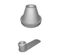 Drag Chain Mount for MPCNC Z-Axis - Compatible with 3/4" Conduit System