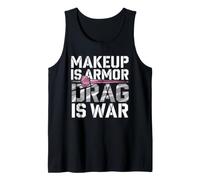 Drag Queen Glamour Performer Fierce Fashion Bold Trucco Canotta