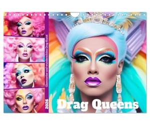 Drag Queens. Glamouröse und wunderschöne Drag-Kunst (Wandkalender 2026 DIN A4 quer), CALVENDO Monatskalender: Drag als beeindruckende Kunstform ist populärer denn je