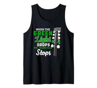 Drag Racing Luce Verde Avvio Albero Trash Talk Racer Umorismo Canotta