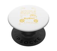 Drag Racing: odore di pneumatici bruciati e carburante da corsa PopSockets PopGrip Adesivo