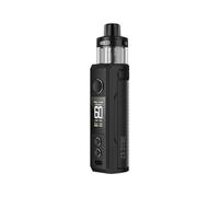 DRAG S2 Kit (Spruzzare il nero), vaporizzatore per sigaretta elettronica VOO/POO dotato di pod PNP X DTL da 2 ml, kit di vaporizzazione alimentato dalla batteria 2500 integrata, senza nicotina