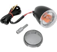 DRAG SPECIALTIES 12-0232BFDC LIGHT T/S UNIV F BLK/SMK INDICATORE DI DIREZIONE