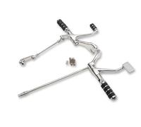 Drag Specialties 1622-0486 Sportster Forward Controllo Kit - Standard - Cromo
