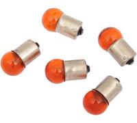 DRAG SPECIALTIES 20-6589AB-BC202 10W AMBER BULBS 5-PK LAMPADINA A SFERA PICCOLA