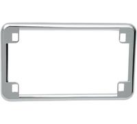 DRAG SPECIALTIES 74061 CHR LIC PLATE FRAME 4X7 CORNICE PORTATARGA CROMATA